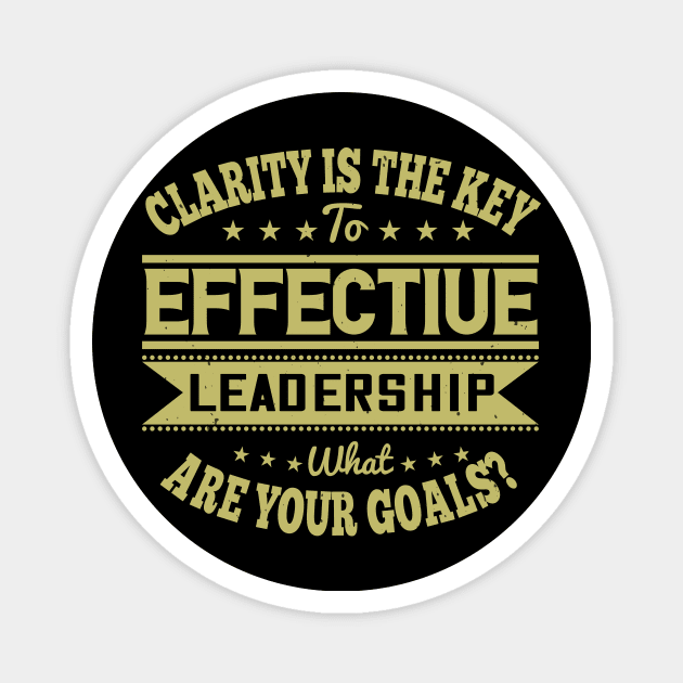 Clarity is the Key to Effective Leadership Magnet by Persona2
